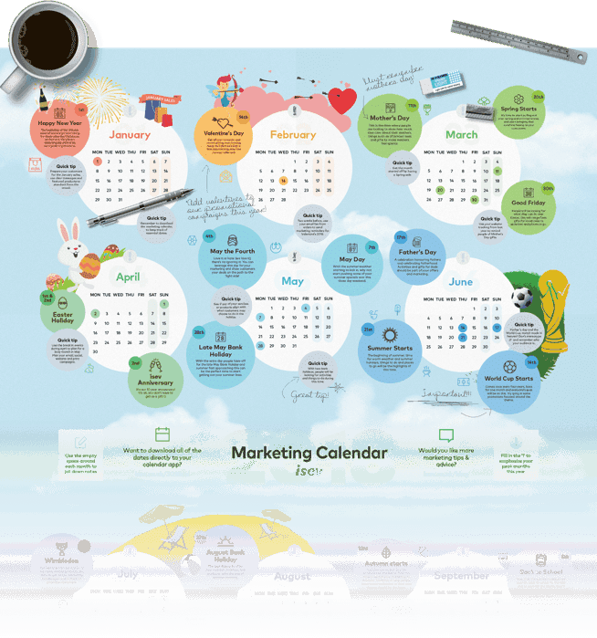 2018 marketing calendar